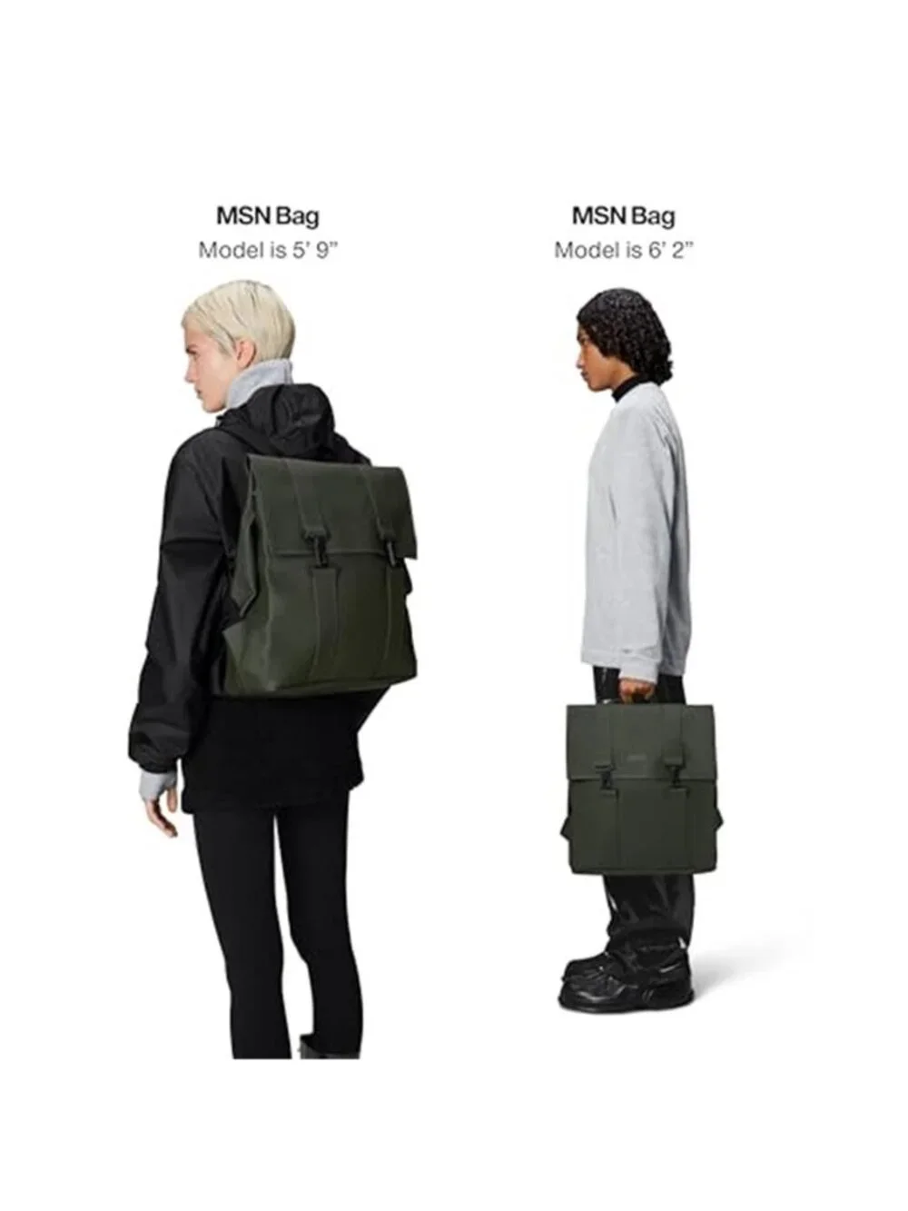 Bag Green Waterproof Messenger Backpack for Men & Women, Laptop |